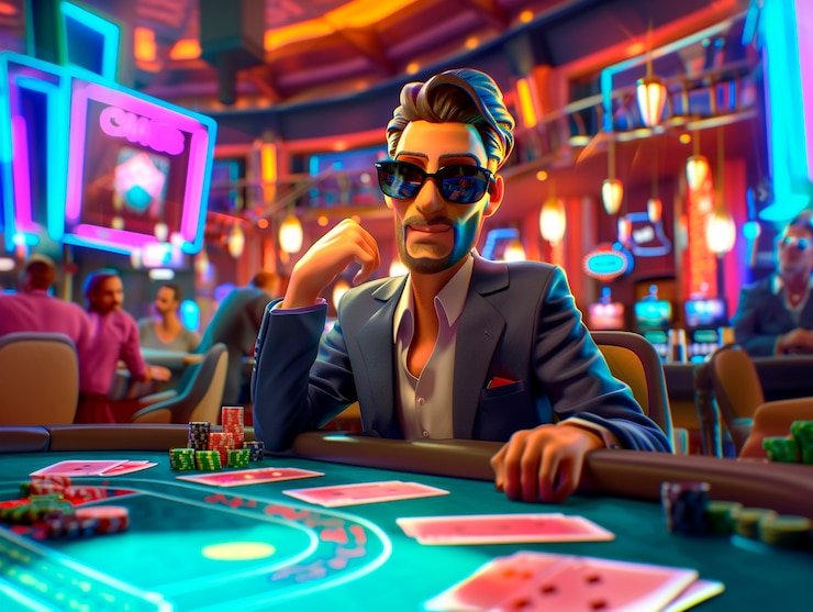 Mobile phone displaying live roulette wheel spin