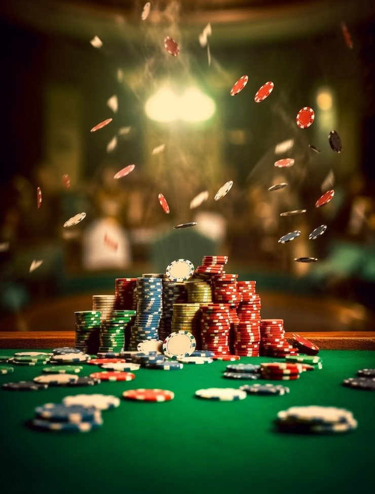 Mobile phone showing amavi5d slot live blackjack table with player controls and chat panel